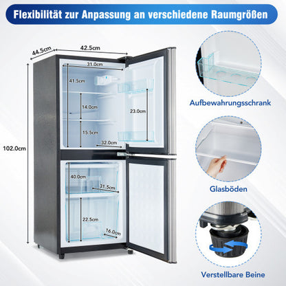 Metall-Kühlschrank – Stylischer Einbauschrank mit Kühlung | Modernes Design für Küche & Büro