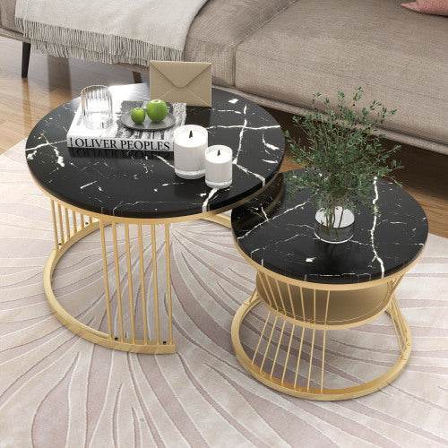 Modern Fiberboard Coffee Table – Affordable MDF Living Room Table with Sturdy Design – Space-Saving Beistelltisch in Various Finishes & Sizes - Tarteebstudio