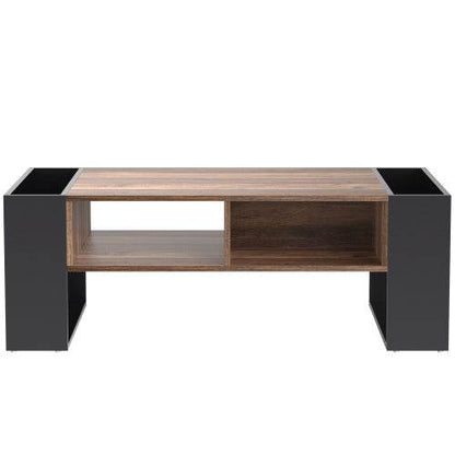 Massiver Couchtisch aus Holz – Naturbelassener Beistelltisch in Eiche, Kiefer oder Akazie – Stylischer Wohnzimmer-Tisch mit rustikalem oder modernem Design - Tarteebstudio