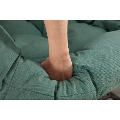 Robuste Metall-Schaukelstühle für Drinnen & Draußen – Bequeme Garten- und Wohnzimmer Stühle mit Polsterung, UV-beständig & Wetterfest – Ideal für Terrasse, Balkon & Wohnraum - Tarteebstudio