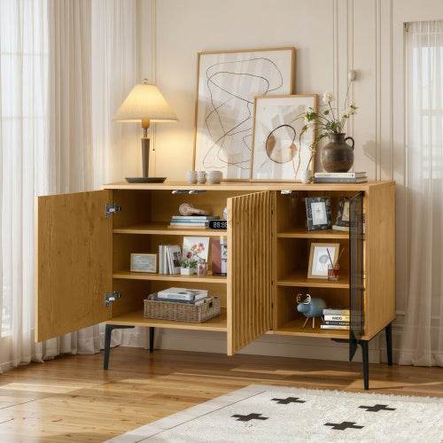 Badezimmerschrank aus Holz & Glas – Moderner Unterschrank, Hochschrank oder Spiegelschrank mit Ablagefächern – Stilvolle Badezimmermöbel im Landhaus- oder Industriedesign - Tarteebstudio