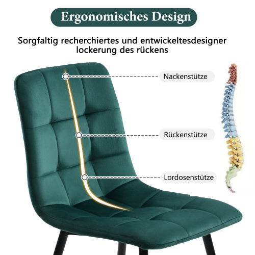Esstisch-Set aus Faserplatten mit 4 Stühlen – Modernes MDF Küchentisch-Set | Platzsparendes Diningset für Esszimmer, Küche oder Wohnraum – Inklusive 4 Sitzmöbel im natürlichen oder modernen Design - Tarteebstudio