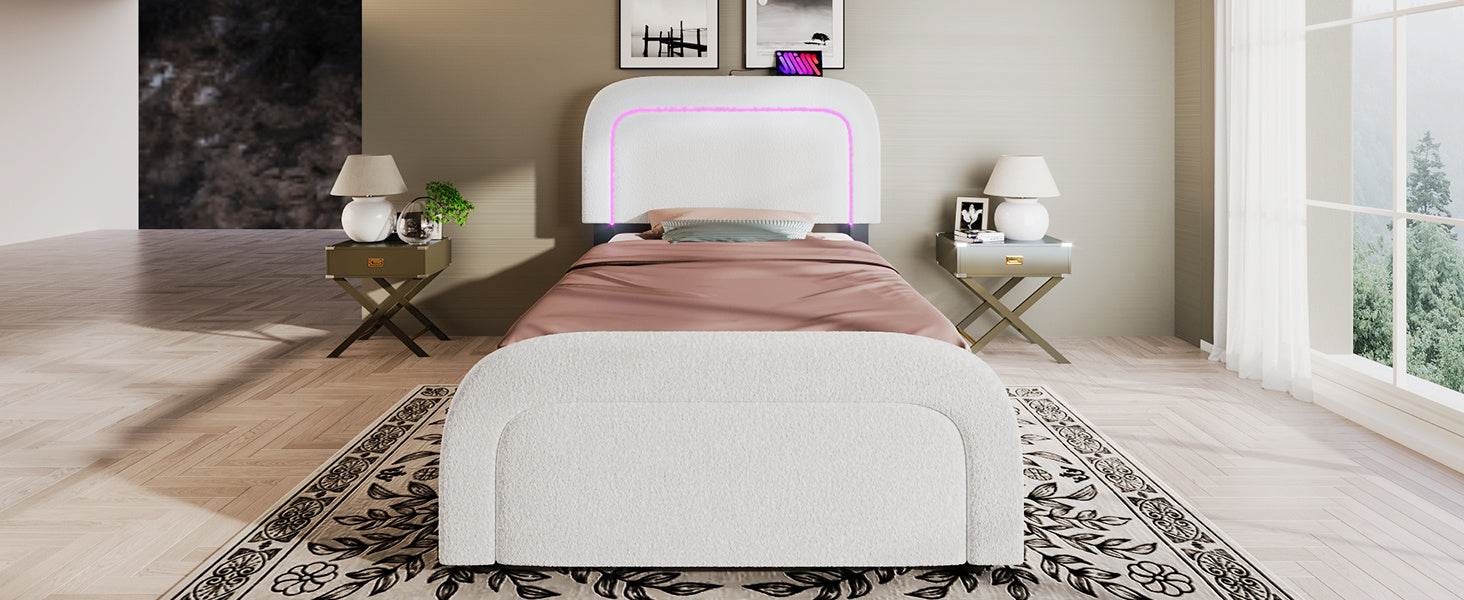 Solid Wood Bed Frame Without Mattress – Queen/King Size Natural Wooden Bed Base with Slats – Sturdy Platform Bed Frame for Any Bedroom Style - Tarteebstudio