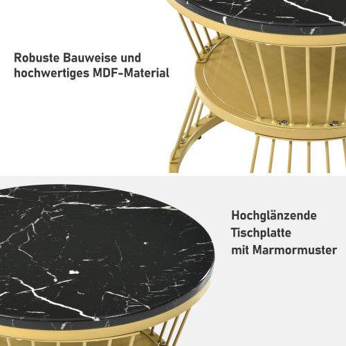 Modern Fiberboard Coffee Table – Affordable MDF Living Room Table with Sturdy Design – Space-Saving Beistelltisch in Various Finishes & Sizes - Tarteebstudio