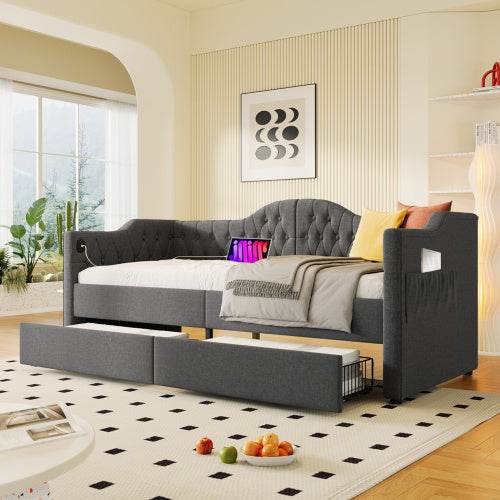 Weiches Kissen-Schlafsofa – Bequemes Sofa mit Schlaffunktion & extra Polsterung | Ideal als Gästebett, Wohnzimmersofa oder Relaxsessel im modernen Design - Tarteebstudio