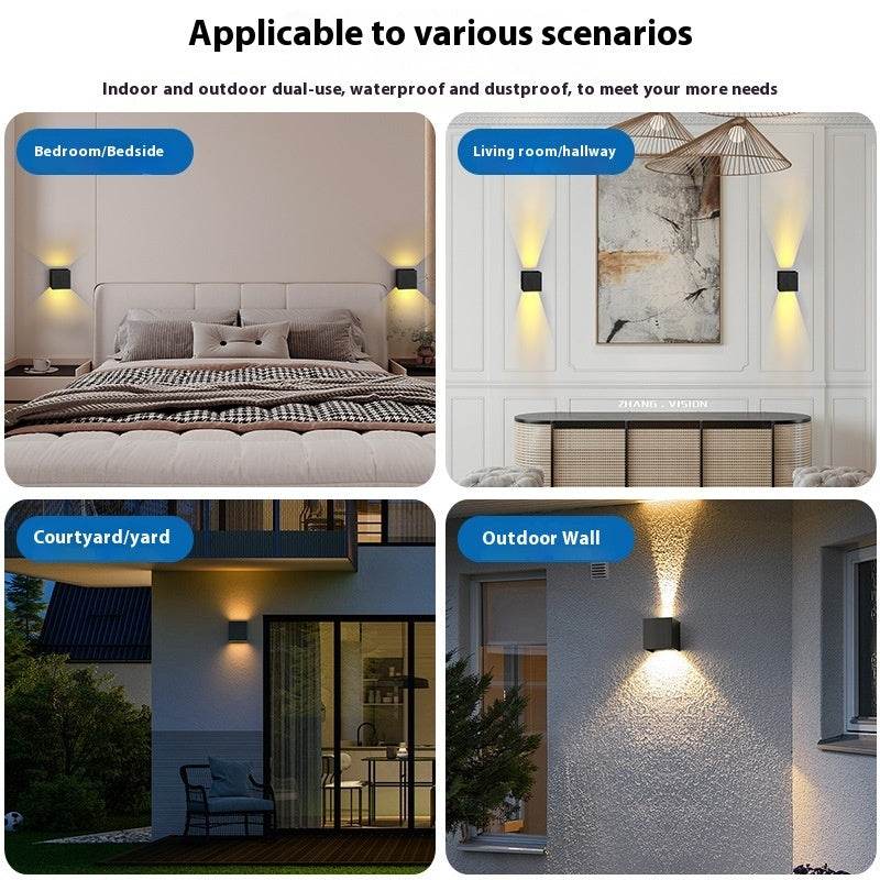Modern Minimalist Outdoor Wall Lamp – Waterproof LED Light for Patio, Garden & Entryway - Tarteebstudio