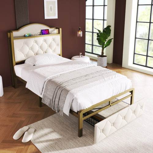 Lattenrost mit stabilem Metallgestell – Verstellbarer Federholzrahmen für 90x200 bis 180x200 cm | Ideal für gesunden Schlaf, Boxspring, Doppelbett oder Einzelbett - Tarteebstudio