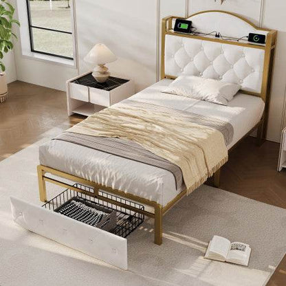 Lattenrost mit stabilem Metallgestell – Verstellbarer Federholzrahmen für 90x200 bis 180x200 cm | Ideal für gesunden Schlaf, Boxspring, Doppelbett oder Einzelbett - Tarteebstudio