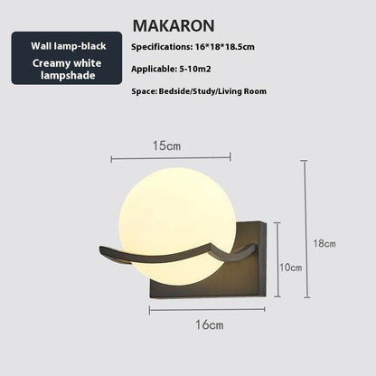 Modern Minimalist Bedroom Bedside Wall Lamp - Tarteebstudio