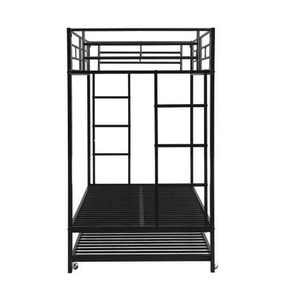 Heavy-Duty Metal Bunk Beds – Space-Saving Loft Bed for Kids, Teens & Adults – Durable Steel Frame Twin Over Twin or Full Over Full Bed - Tarteebstudio