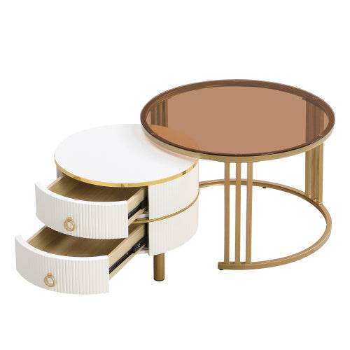 Affordable Fiberboard Coffee Table – Modern MDF Living Room Table with Sturdy Design – Available in Multiple Finishes & Space-Saving Sizes - Tarteebstudio