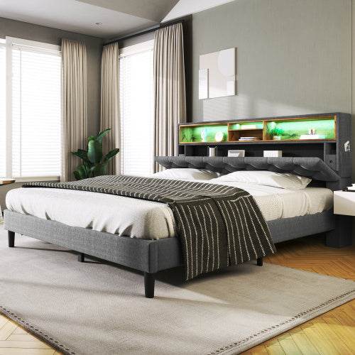 Massivholz-Bettgestell 140x200 cm – Naturbelassenes Holzbett ohne Boxspring | Stabiler Bettrahmen aus Eiche, Buche oder Kiefer – Ideal für Schlafzimmer & Gästezimmer - Tarteebstudio