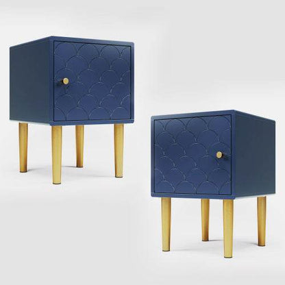 Handcrafted Solid Wood Bedside Table – Natural Oak/Nut/Beech Nightstand with Drawer or Open Shelf – Minimalist Bedroom Furniture for Storage & Lamp - Tarteebstudio