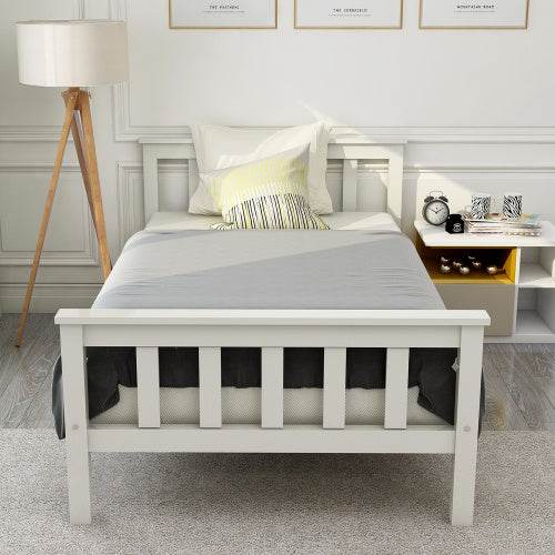 Handcrafted Solid Wood Bed Frame – Queen/King Size Natural Wooden Bed Base with Lattenrost Support – Sturdy Platform Bed Frame for Any Mattress Type - Tarteebstudio