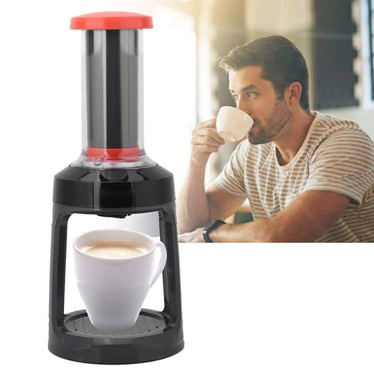 Manual Coffee Machine – Handheld Espresso Maker for Capsules & Ground Coffee | Portable Hand Pressing Coffee Maker for Home, Travel & Outdoor Use - Tarteebstudio