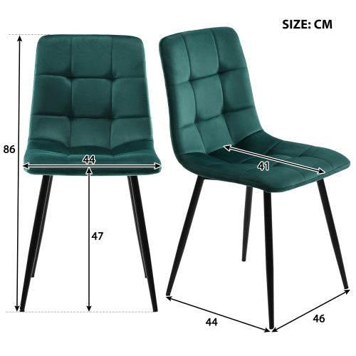 Esstisch-Set aus Faserplatten mit 4 Stühlen – Modernes MDF Küchentisch-Set | Platzsparendes Diningset für Esszimmer, Küche oder Wohnraum – Inklusive 4 Sitzmöbel im natürlichen oder modernen Design - Tarteebstudio