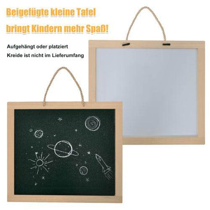 Kiefer-Kinderhausbett 90x200 cm – Spiel & Schlafbett im Häuschen-Design – Stabiles Holzbett für Kinderzimmer, Jugendzimmer oder Gästezimmer - Tarteebstudio