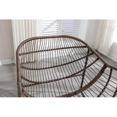 Robuste Metall-Schaukelstühle für Drinnen & Draußen – Bequeme Garten- und Wohnzimmer Stühle mit Polsterung, UV-beständig & Wetterfest – Ideal für Terrasse, Balkon & Wohnraum - Tarteebstudio