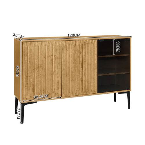 Badezimmerschrank aus Holz & Glas – Moderner Unterschrank, Hochschrank oder Spiegelschrank mit Ablagefächern – Stilvolle Badezimmermöbel im Landhaus- oder Industriedesign - Tarteebstudio