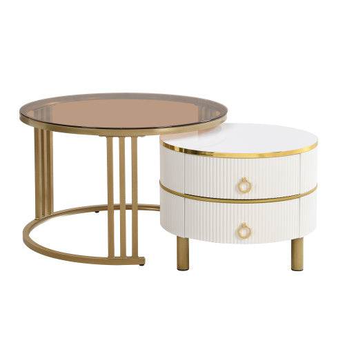 Affordable Fiberboard Coffee Table – Modern MDF Living Room Table with Sturdy Design – Available in Multiple Finishes & Space-Saving Sizes - Tarteebstudio