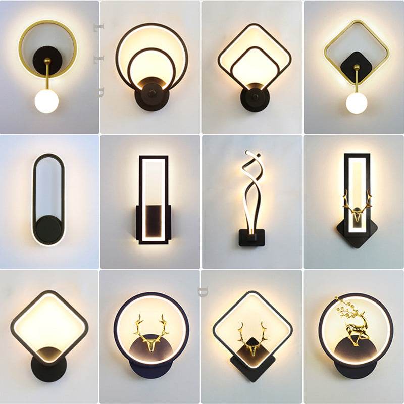 Modern Minimalist LED Wall Light – Creative Bedside Lamp for Bedroom & Reading Nook - Tarteebstudio