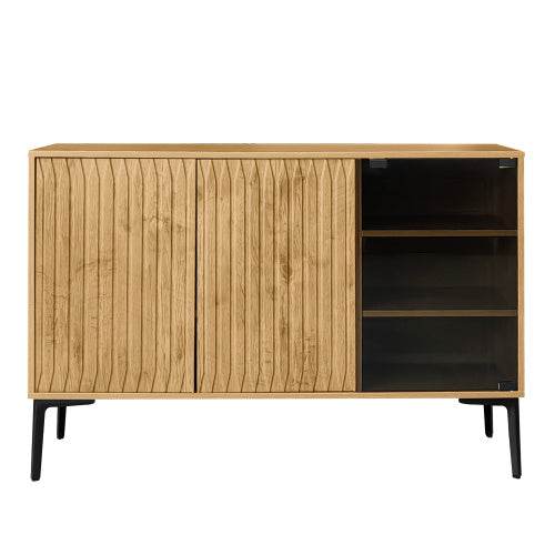 Badezimmerschrank aus Holz & Glas – Moderner Unterschrank, Hochschrank oder Spiegelschrank mit Ablagefächern – Stilvolle Badezimmermöbel im Landhaus- oder Industriedesign - Tarteebstudio