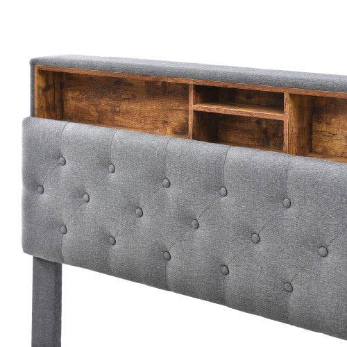 Natural Solid Wood Bed Frame – Queen/King Size Wooden Bed Base with Lattenrost – Durable Platform Bed Frame for Any Mattress Type | Handcrafted Bedroom Furniture - Tarteebstudio