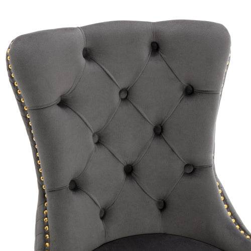 Luxury Velvet Dining Chair with Metal Legs – Stylish Accent Chair for Kitchen, Dining Room & Home Office – Set of 2 or 4 | Available in Multiple Colors - Tarteebstudio
