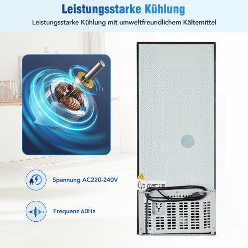 Metall-Kühlschrank – Stylischer Einbauschrank mit Kühlung | Modernes Design für Küche & Büro