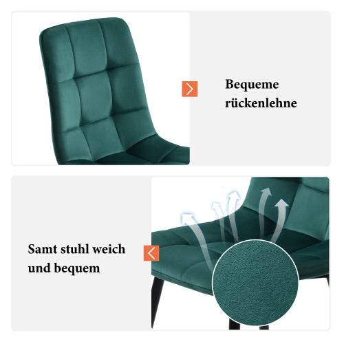Esstisch-Set aus Faserplatten mit 4 Stühlen – Modernes MDF Küchentisch-Set | Platzsparendes Diningset für Esszimmer, Küche oder Wohnraum – Inklusive 4 Sitzmöbel im natürlichen oder modernen Design - Tarteebstudio