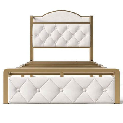 Lattenrost mit stabilem Metallgestell – Verstellbarer Federholzrahmen für 90x200 bis 180x200 cm | Ideal für gesunden Schlaf, Boxspring, Doppelbett oder Einzelbett - Tarteebstudio