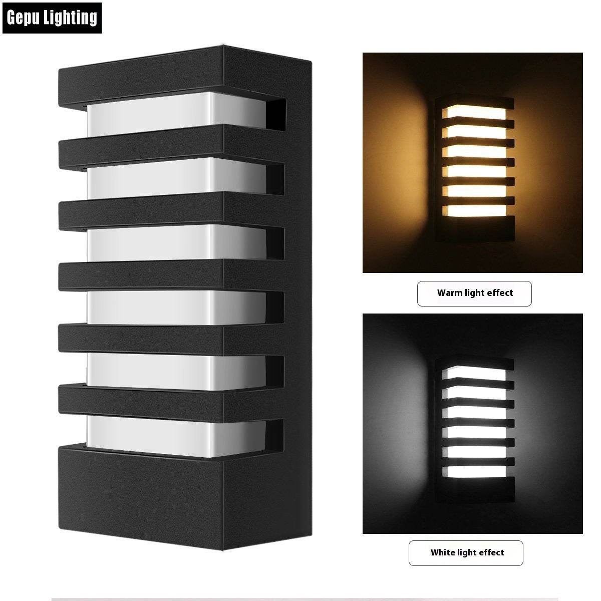 Modern Minimalist Outdoor Wall Lamp – Waterproof LED Light for Patio, Garden & Entryway - Tarteebstudio