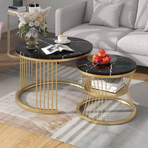 Modern Fiberboard Coffee Table – Affordable MDF Living Room Table with Sturdy Design – Space-Saving Beistelltisch in Various Finishes & Sizes - Tarteebstudio